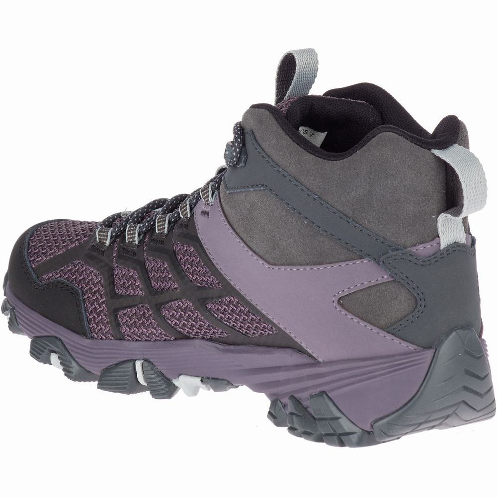 Zapatillas Merrell En Oferta Merrell Moab FST 2 Mid GORE TEX Botas De Montana Para Mujer Grises Grises Oscuro